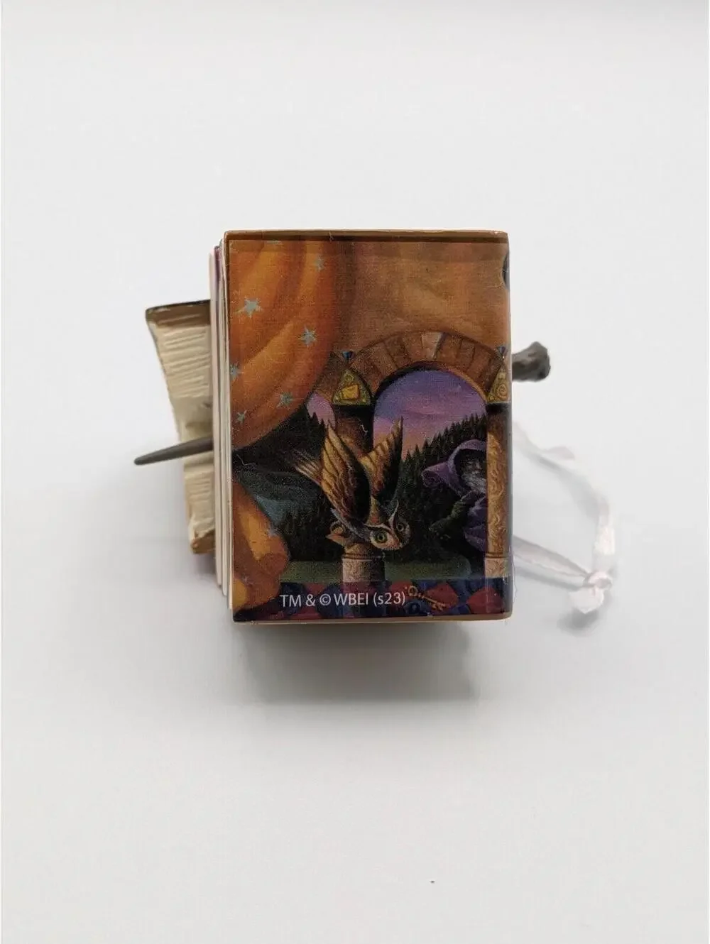 Hallmark Harry Potter Books and Wand Christmas Ornament